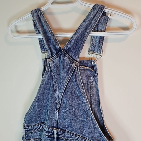 Bluenotes Medium Distressed Denim Overall Shorts - Picture 5 of 8